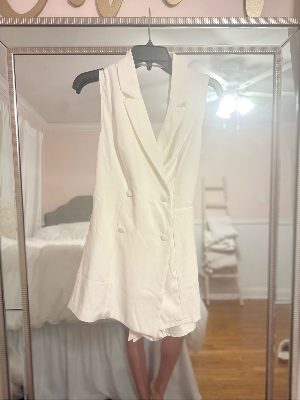 Lulu's White Blazer Romper